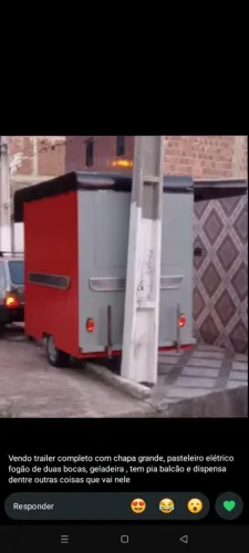 Vendo Trayller de lanche emplacado valor negociável