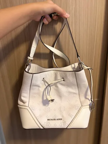 Bolsa Michael Kors Original Off White - Couro - Excelente Estado