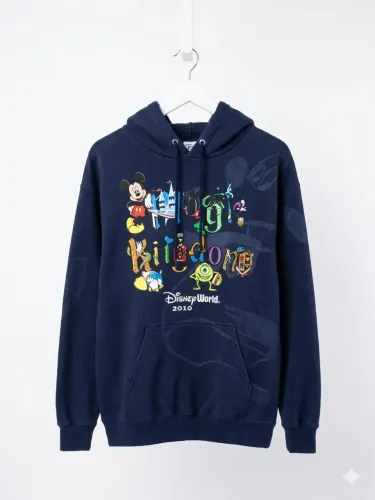 Moletom Canguru Disney World 2010 Original Hanes - Tamanho S (P)
