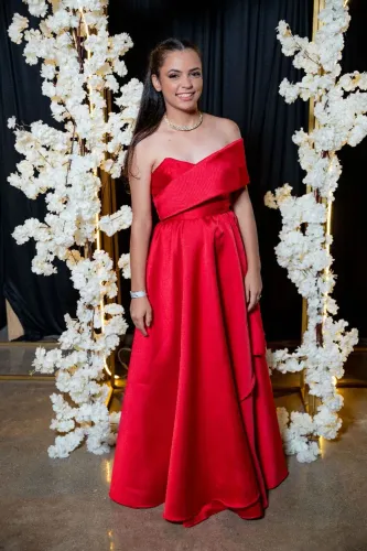 Vestido de festa vermelho