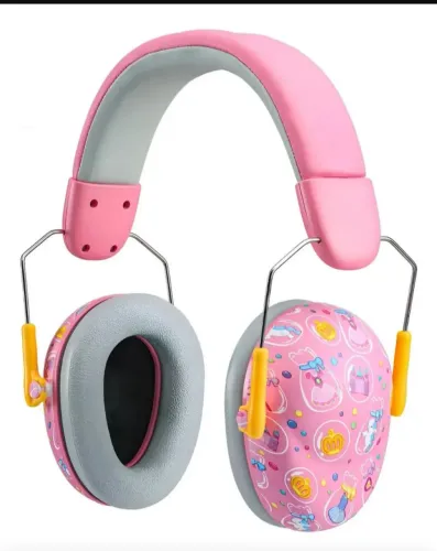 Abafador de ruído infantil menina