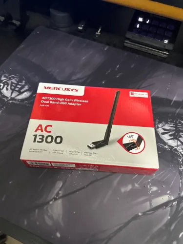 Adaptador Wi-Fi USB Mercusys MA30H AC1300 Dual Band 5GHz