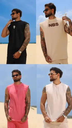 Regata Masculina Machão Preta Nboss Tam P M G