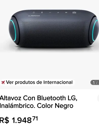 Caixa bombox LG 