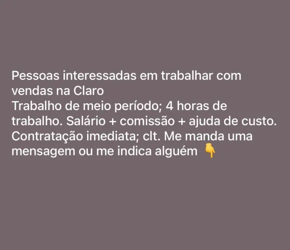 Vaga de emprego
