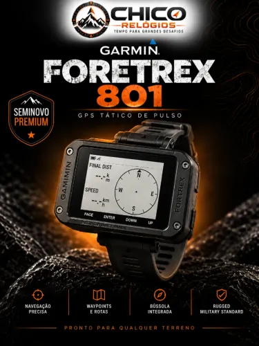 Garmin FORETREX 801 (GPS/RELÓGIO)