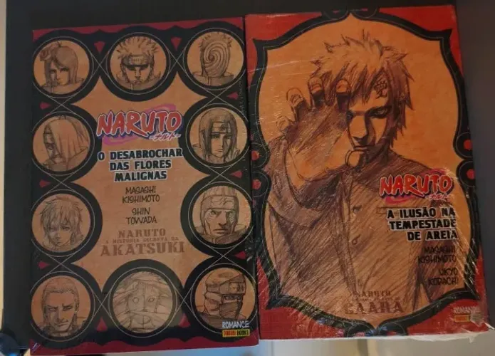 Naruto - A História Secreta de Gaara e A História Secreta da Akatsuki (novels)