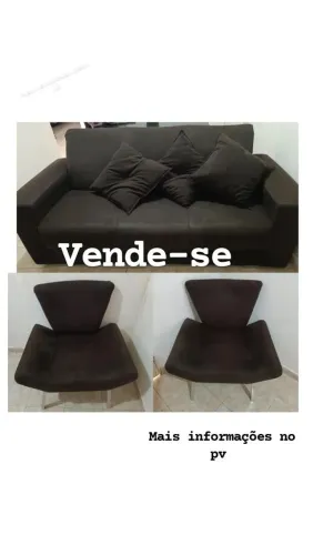 Vende-se máquina e sofá