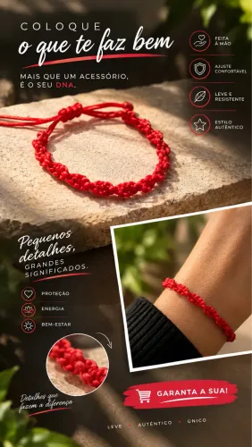 Pulseira de Macrame
