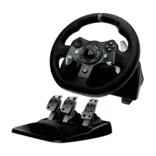Logitech G920 + Pedais + Paddle Shifter Magnético | Caixa + Garantia