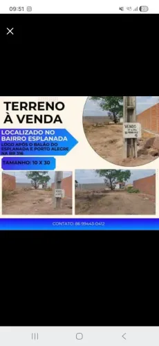Vende-se terreno zona sul 