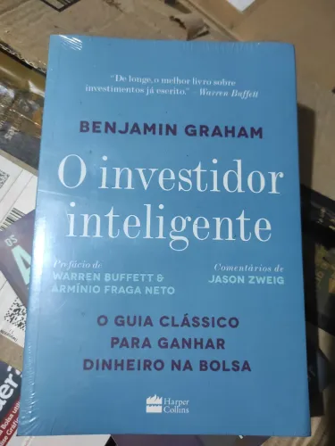 Livro o investidor inteligente de Benjamin Graham - 35,00 livro novo plastificado