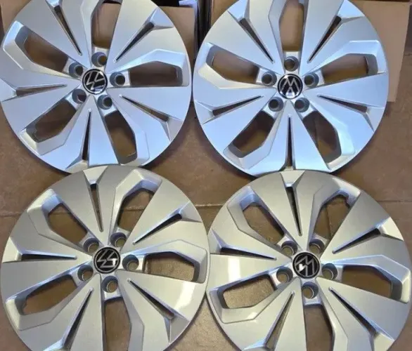 Jogo rodas VW 5x100 16 + calotas