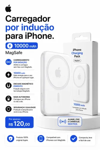 Carregador indução IPhone 