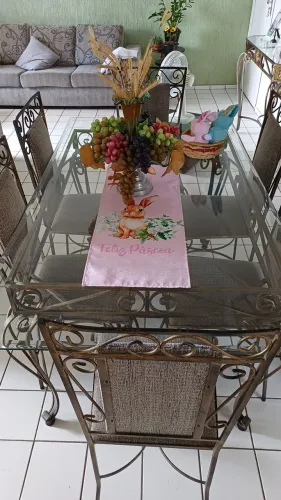 Mesa de Ferro estilo rústico 