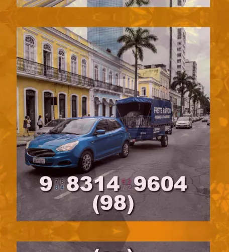 Frete Barato em São Luís, Alto da Esperança e Ponta D'Areia! Transporte seguro!