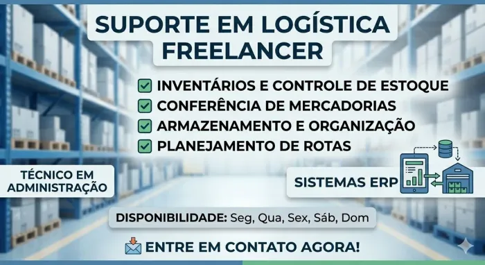 Serviços de freelancer na área administrativa 