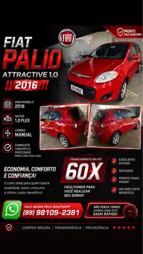 Fiat Palio Attractive 1.0 EVO Fire Flex 8V 5P 2016