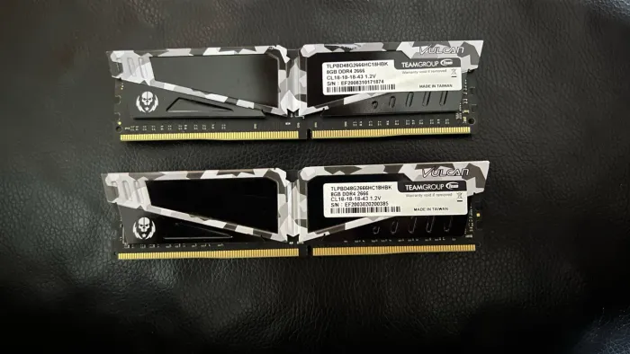 16GB Team Group T-Force Vulcan Pichau 8GB DDR4 2666MHz. (2x8GB)