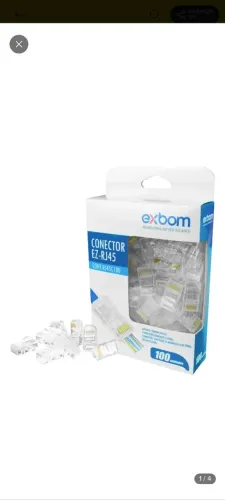 Conector Rj45 100 unidades