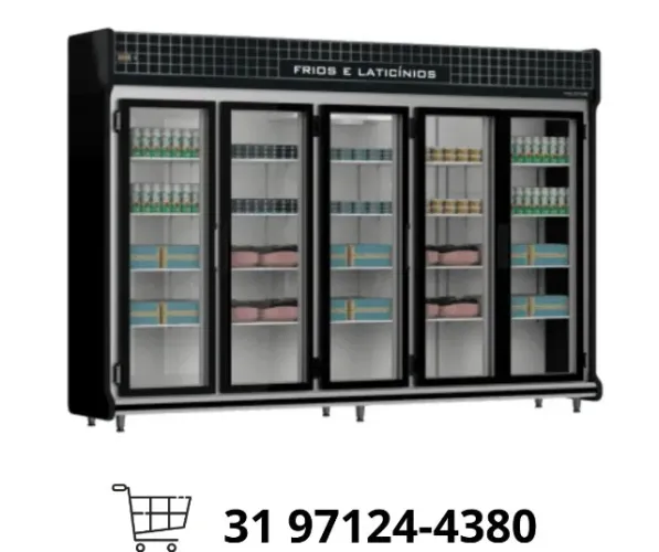 Refrigerador Expositor 5 Portas Polo Frio