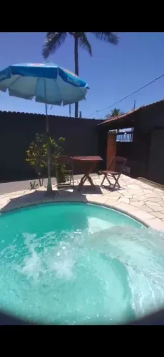 Casa c/piscina em frente a praia (prox.a plat.de pesca)