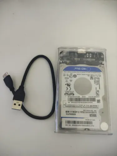 HD externo de 500 GB USB 3.0 marca wd