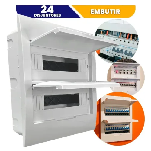 Quadro elétrico de distribuição 