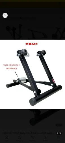 Rolo de treino dobrável com suporte base niveladora p bicicleta