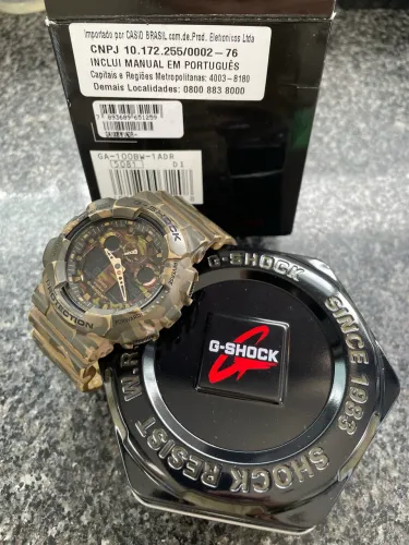 Relógio G-SHOCK camuflado GA100 original 