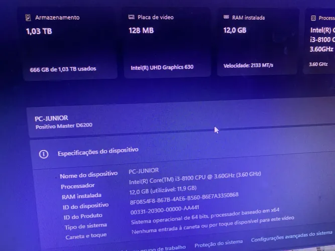 Vendo processado i3 8100