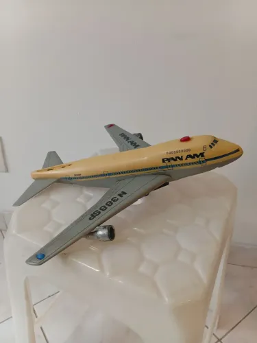 Miniatura aviao Pan Am a pilha para usar peças