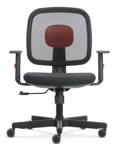 Cadeira ergonômica Flexform Dot Graphite N Red