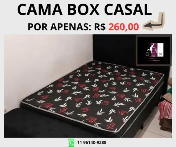 cama box casal (promoção)