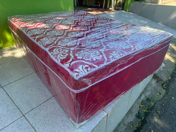 CAMA BOX CASAL ESPUMA ALTA