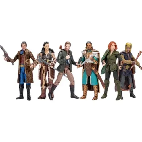 Hasbro Dungeons & Dragons Honra Entre Rebeldes - Set com 6 figuras (loose/sem embalagem)
