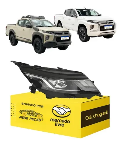 Sinaleira Farol L200 Triton 2021 22 23 24 2025 Full Led L.d Direito/passageiro
