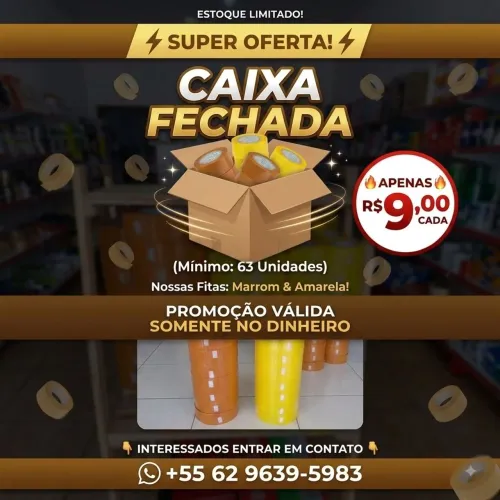 Fita para empacotamento preço exclusivo de atacado!