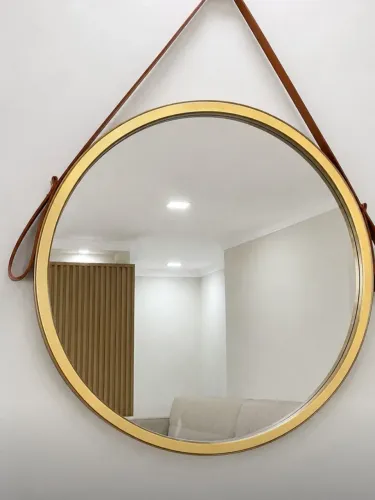 ESPELHO GRANDE DE 60CM PARA SALÃO DE BELEZA E BARBEIRO FAZEMOS ENTREGA