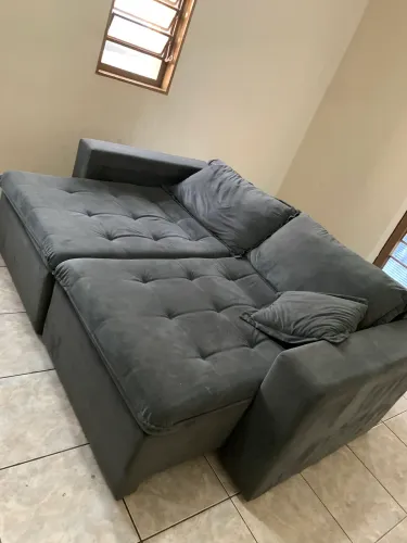 Sofá cama 3 lugares sem caixa