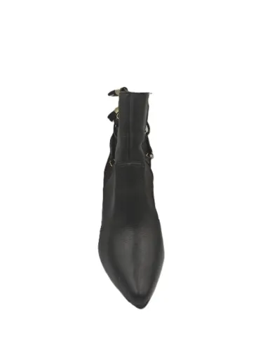 Botas De Couro Preto
