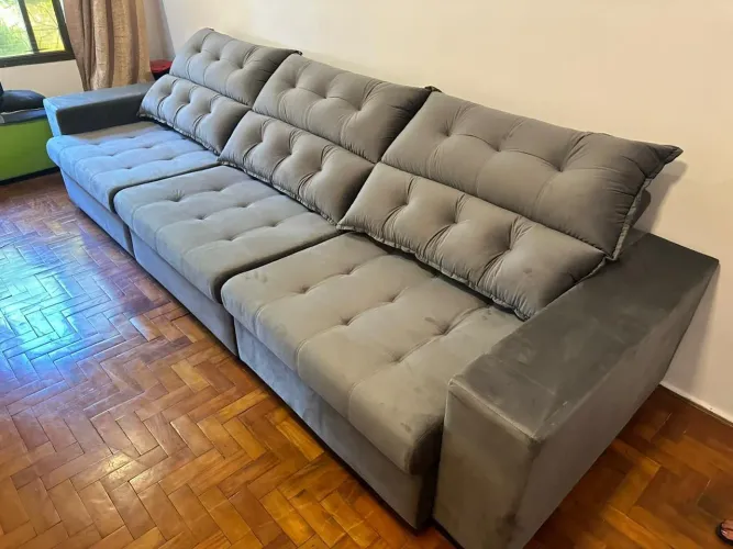 Sofá retrátil de 3 metros