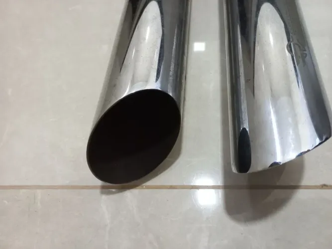 Ponteira cromada 3 polegadas Harley davidson  Fatboy 