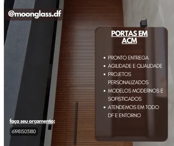 Instalação de Portas em ACM no DF