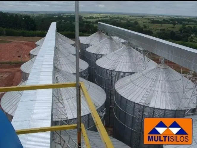 Silo - 5.500 Sacas - Novo!! Pronta entrega!! ( Aceitamos veículo na negociação )
