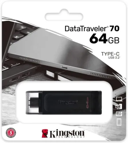 Pendrive Kingston DataTraveler 70 TIPO C 64GB 3.2 Gen 1