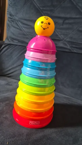 Torre de Potinhos Coloridos Fisher-Price