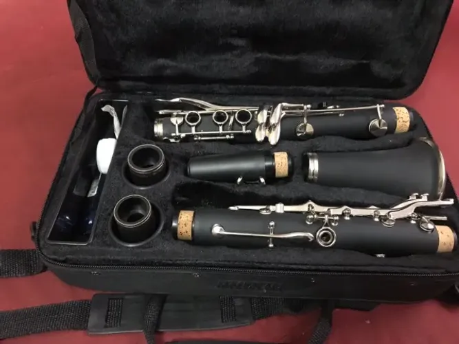 Clarinete Si Bemol Seminovo Completo Marca Strauss