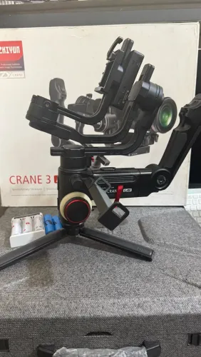 Gimbal crane 3 lab na caixa com acessórios - para câmeras pesadas