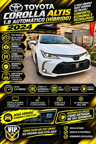 Toyota Corolla Altis Hybrid 1.8 16V Flex Aut. 2024